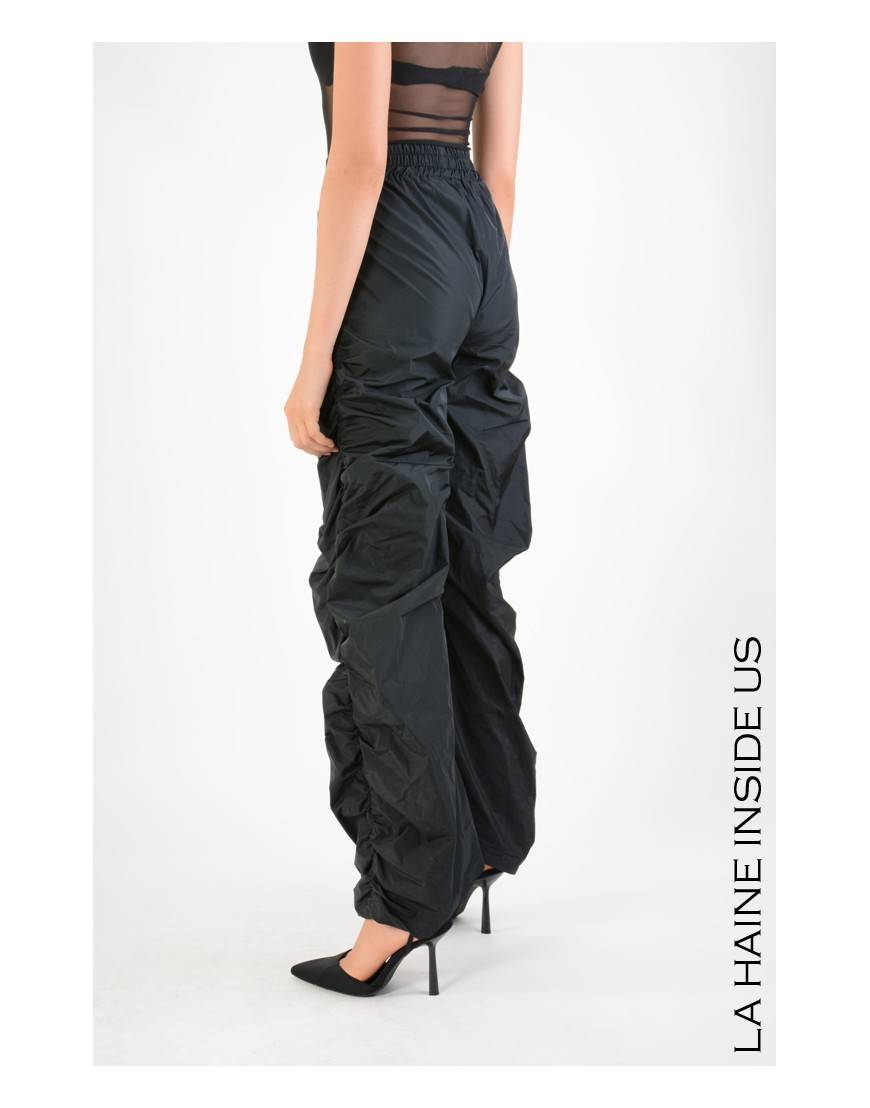 La haine inside us 4R LW711 PANTALONE Nero Ritorno libero