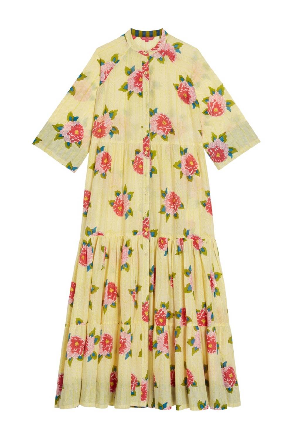Lisa Corti abito rambagh barwara light yellow Moda
