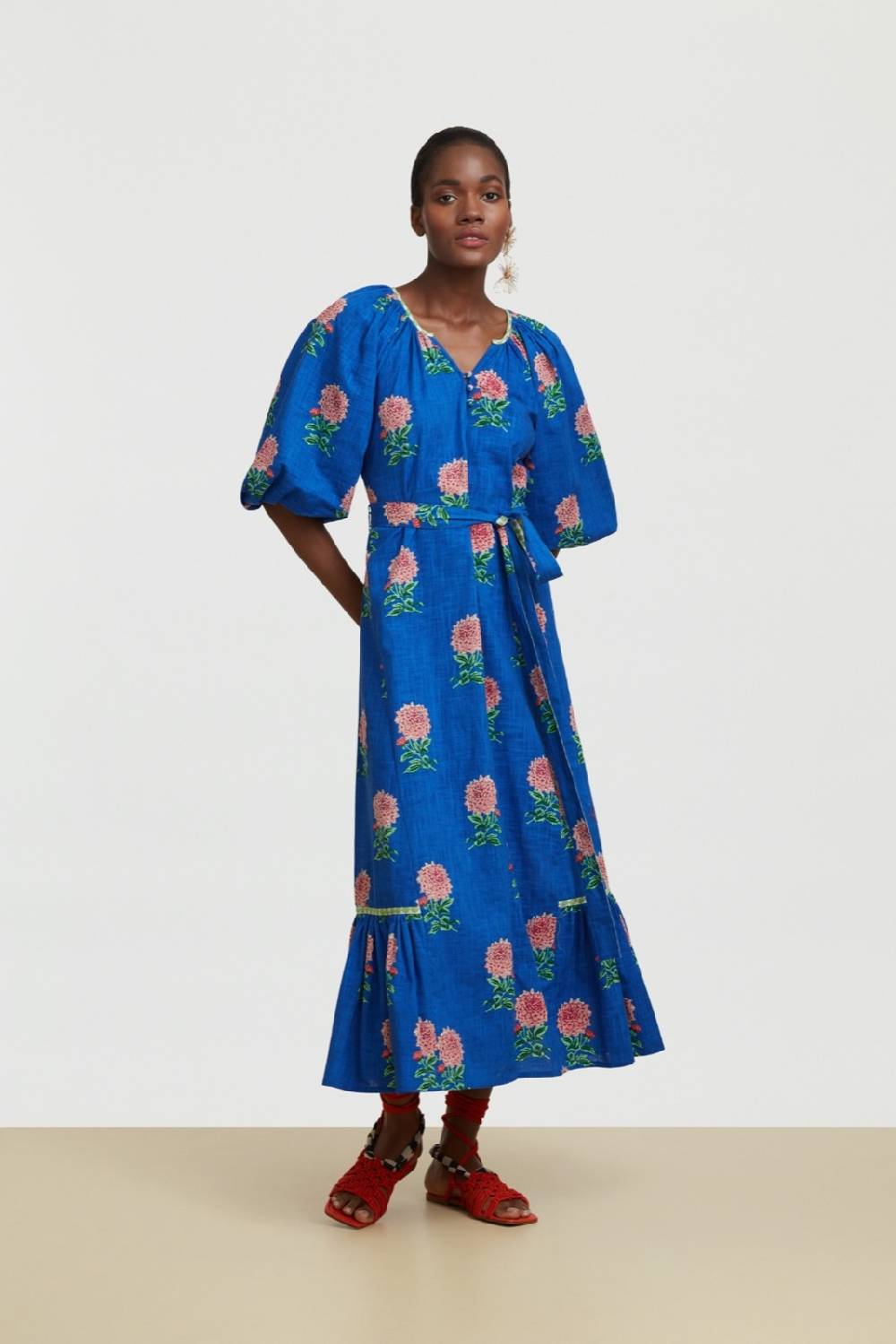 Lisa Corti abito mandili mamagoto royal blue 2025