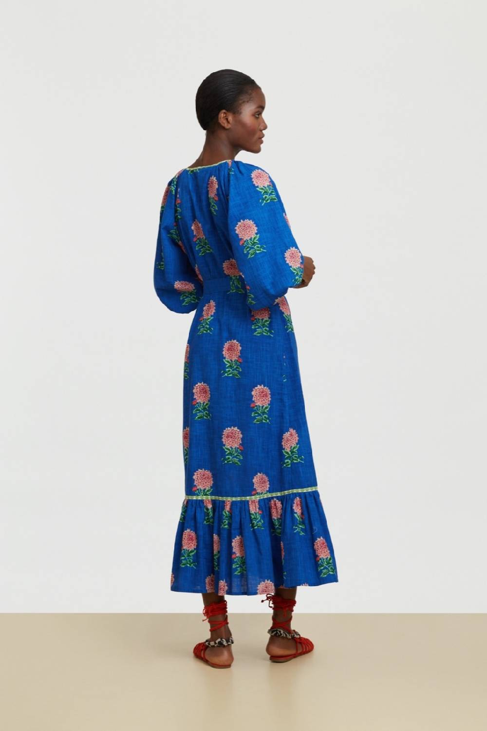 Lisa Corti abito mandili mamagoto royal blue 2025