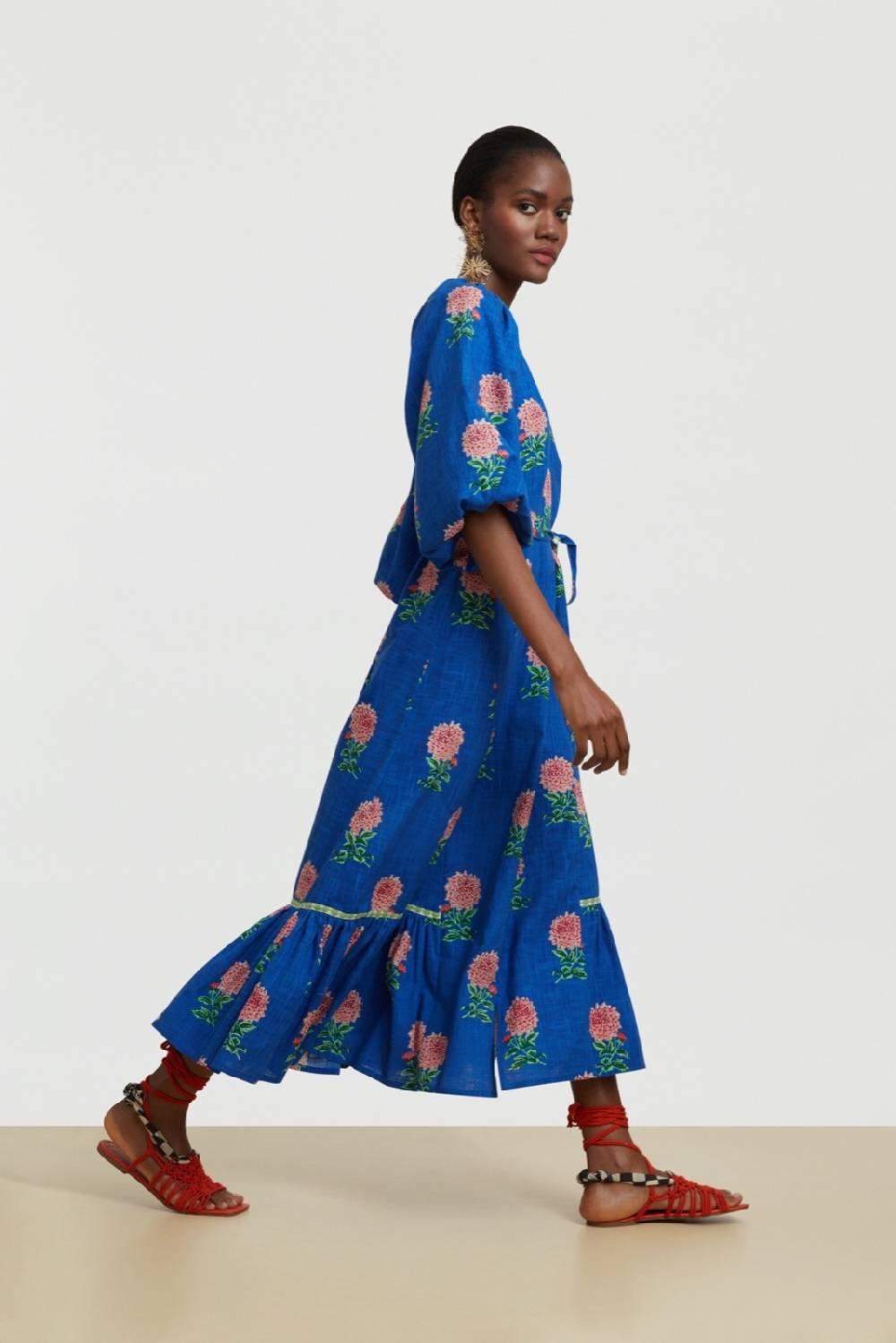 Lisa Corti abito mandili mamagoto royal blue 2025