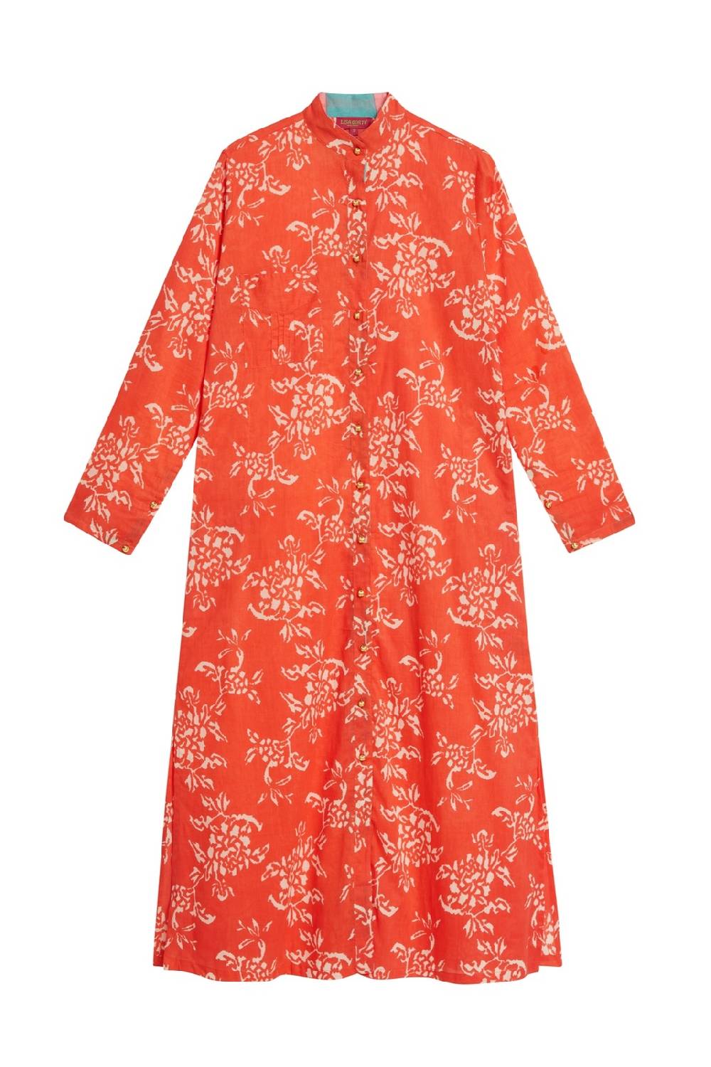 Lisa Corti kurta lunga aperta kandem design coral Acquista Ora