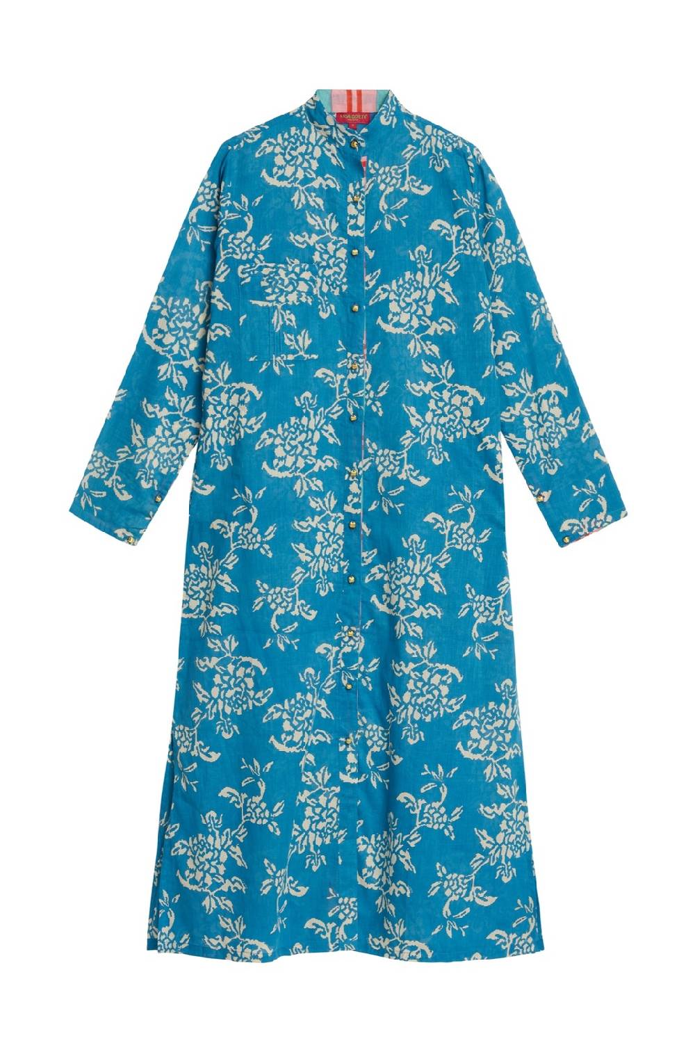 Lisa Corti kurta lunga aperta kandem design turquoise Promozione Limitata