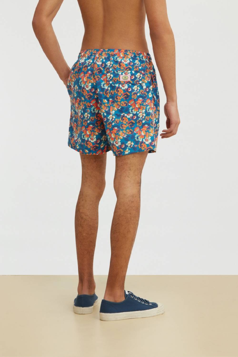 Lisa Corti costume patmos wax flower cobalt Presa