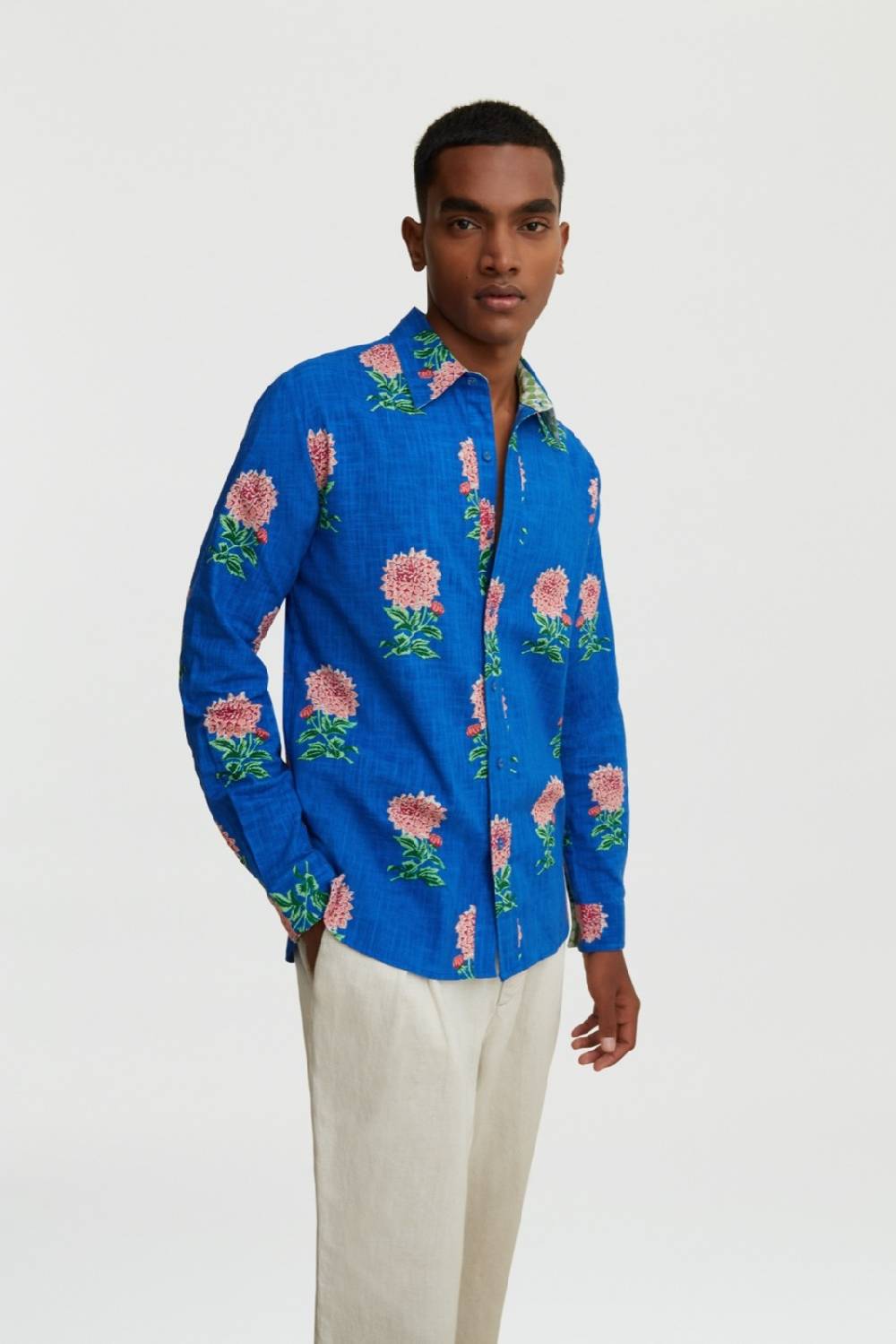 Lisa Corti camicia acapulco mamagoto royal blue Hotsell