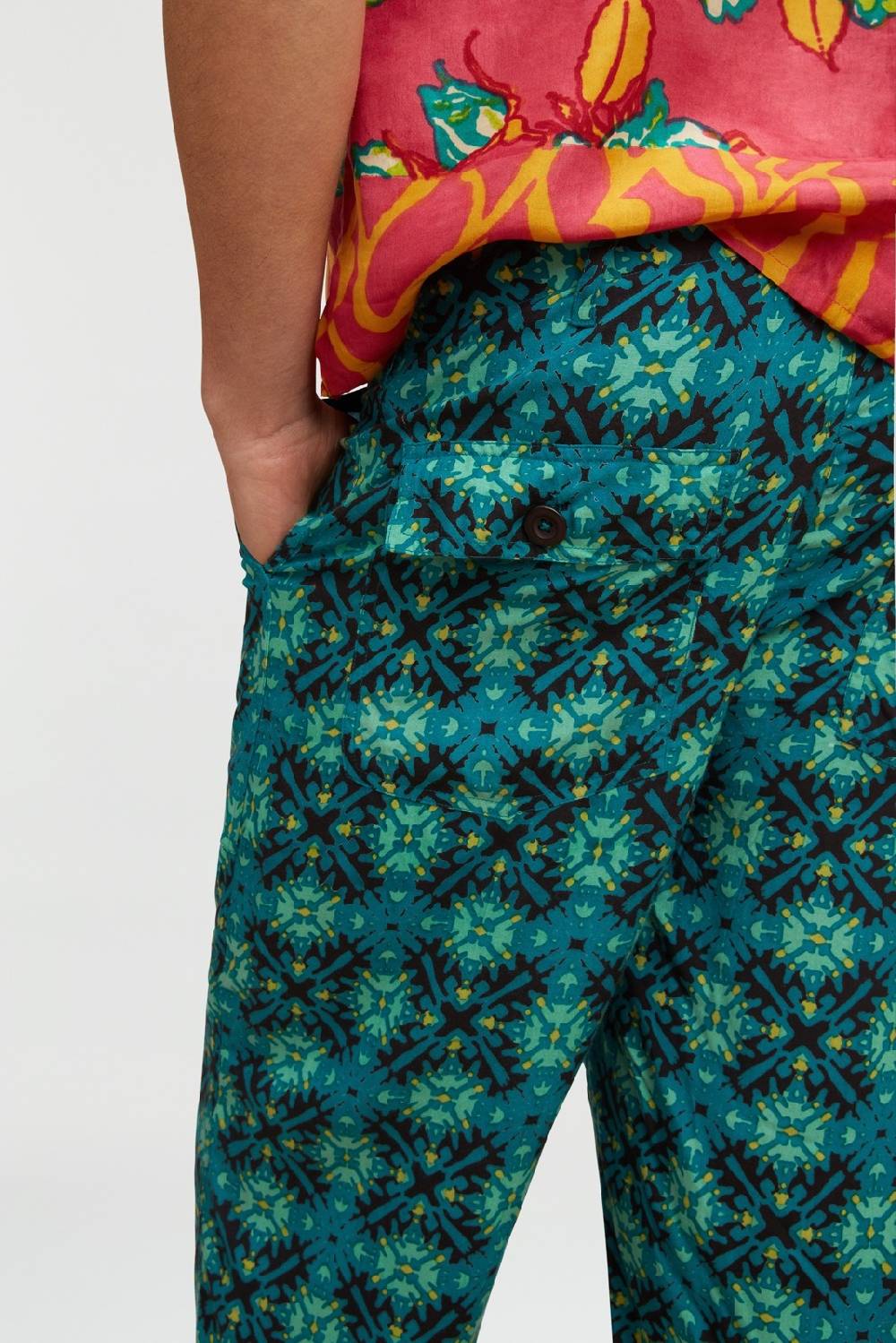 Lisa Corti pantalone dinghi marocco design black Saldi Di Fabbrica