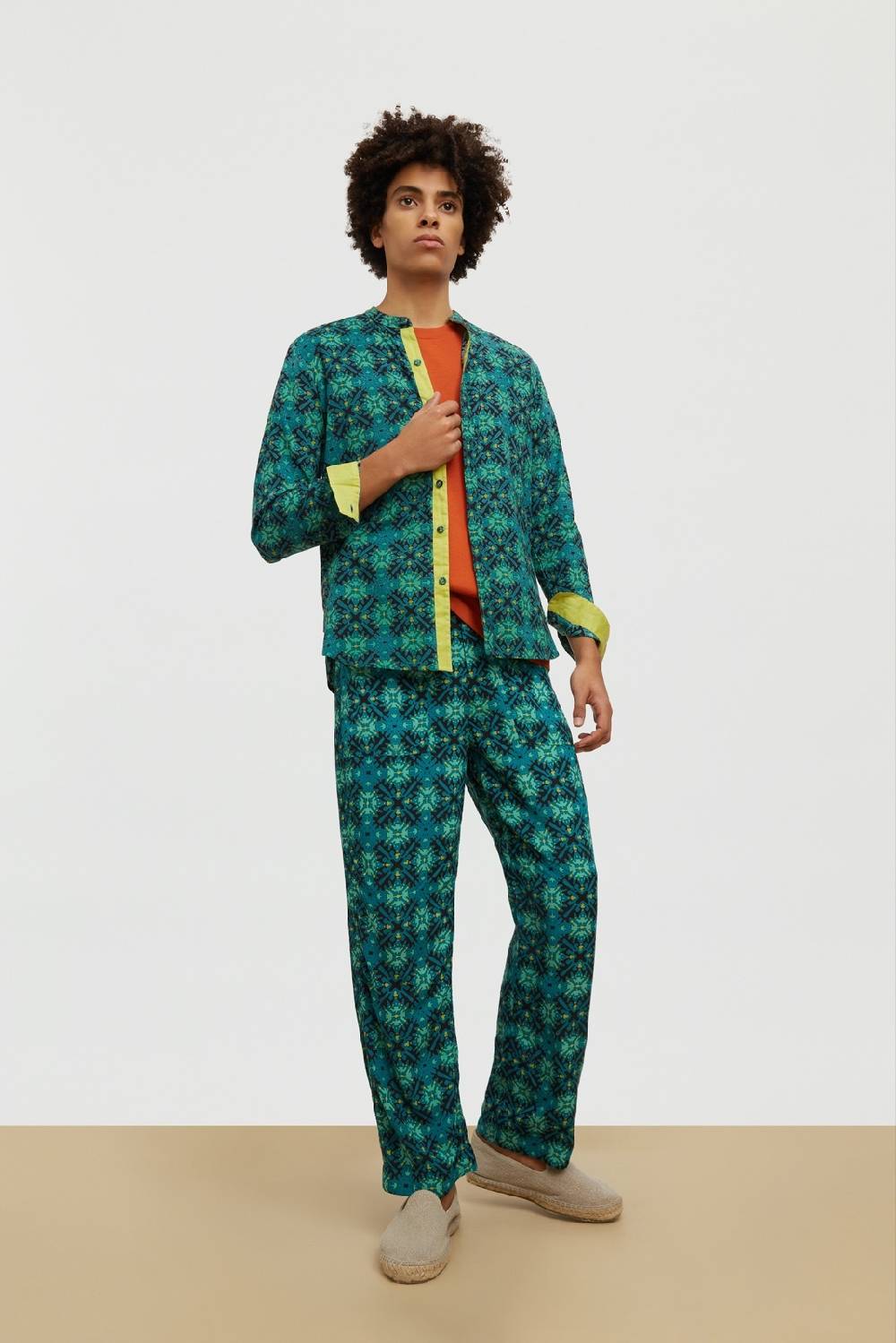 Lisa Corti pantalone dinghi marocco design black Saldi Di Fabbrica