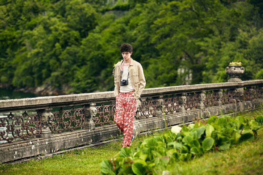 Lisa Corti pantalone dinghi marocco design red In Saldo
