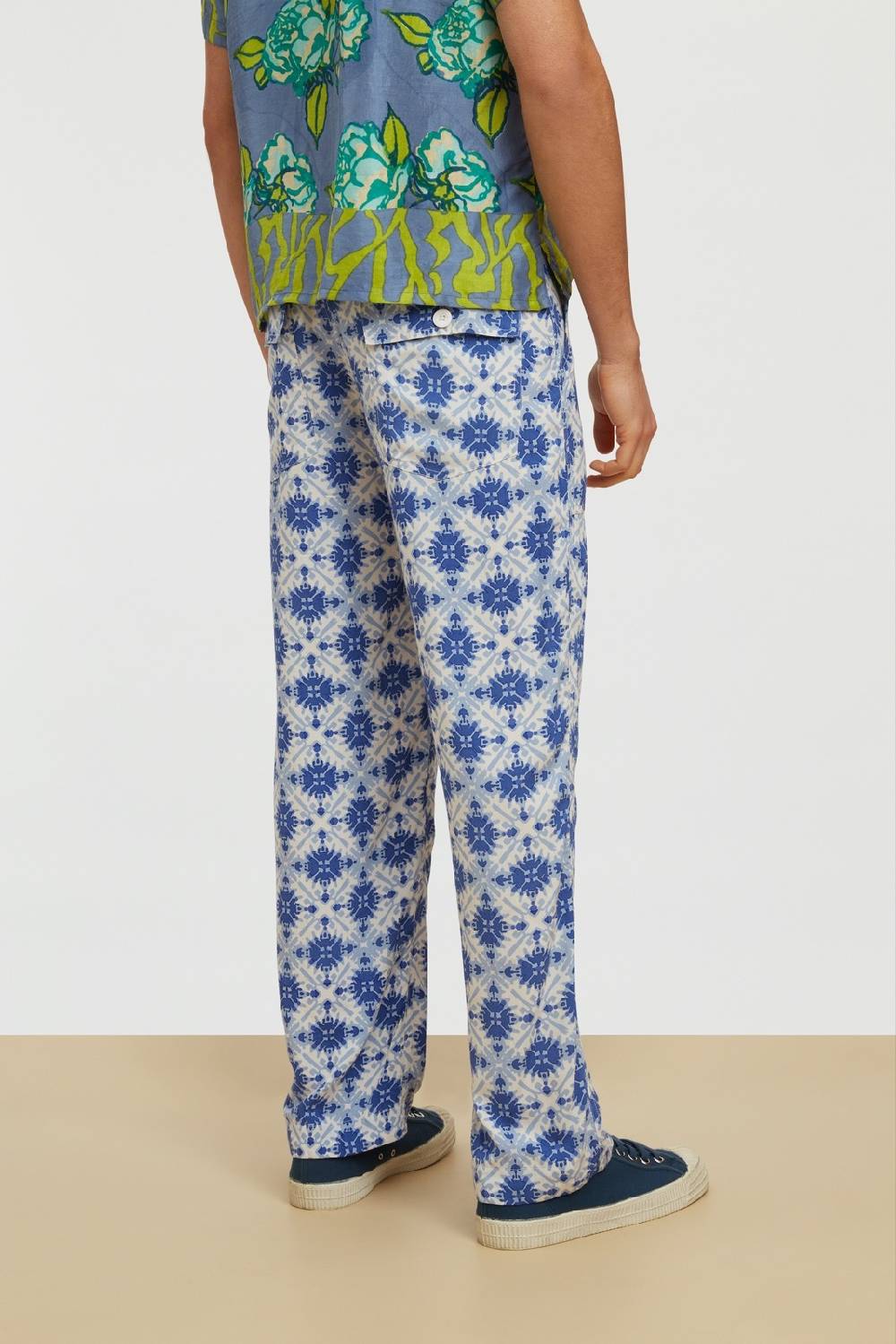 Lisa Corti pantalone dinghi marocco design blue Moda