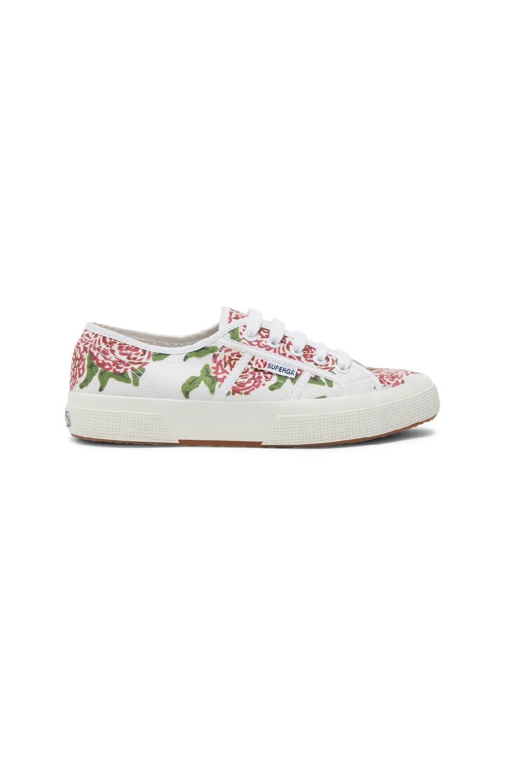 Lisa Corti superga leopard flower white Italia