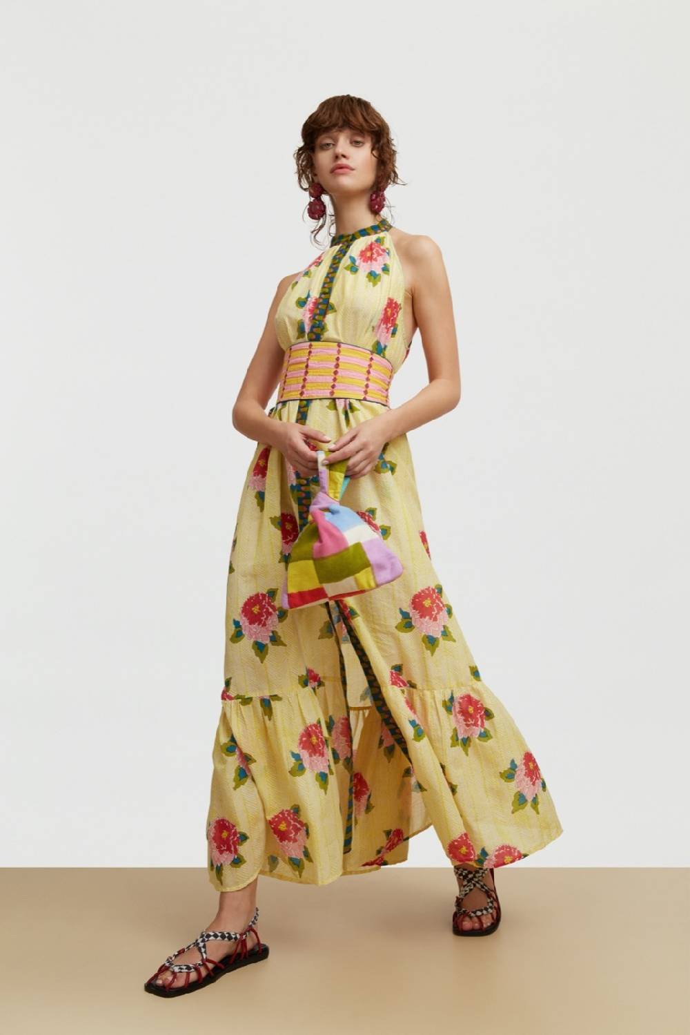 Lisa Corti abito ravi barwara light yellow Shopping Online