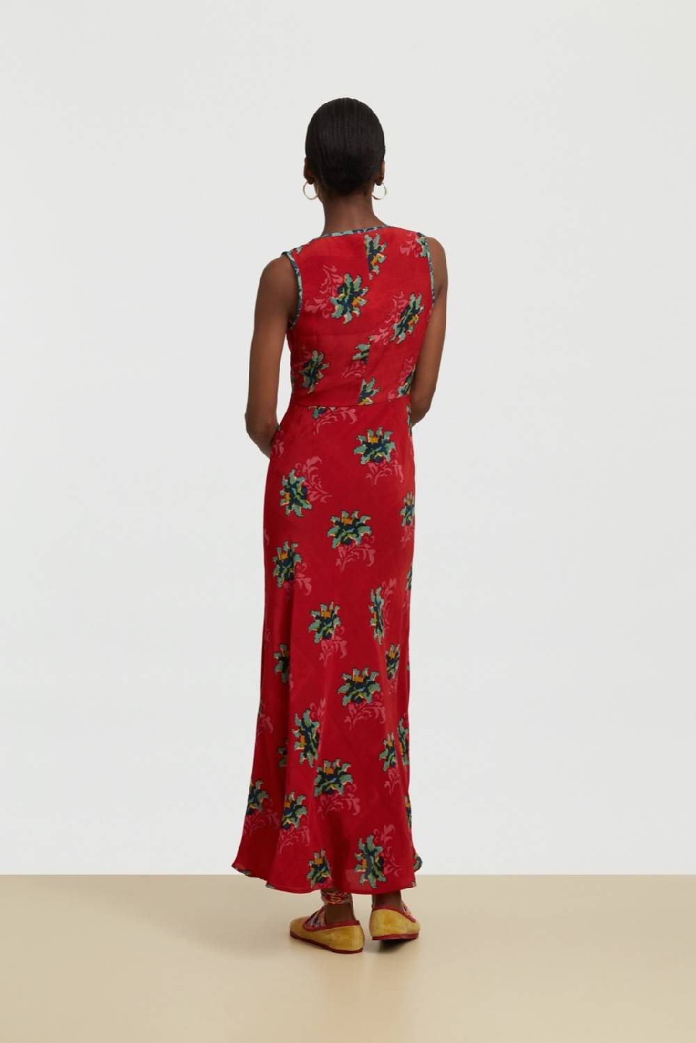 Lisa Corti abito sofia tangeri flower coral Economico