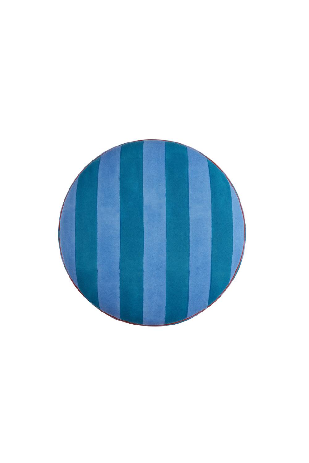 Lisa Corti pouf stripes ferozi sugar Vendita Economica
