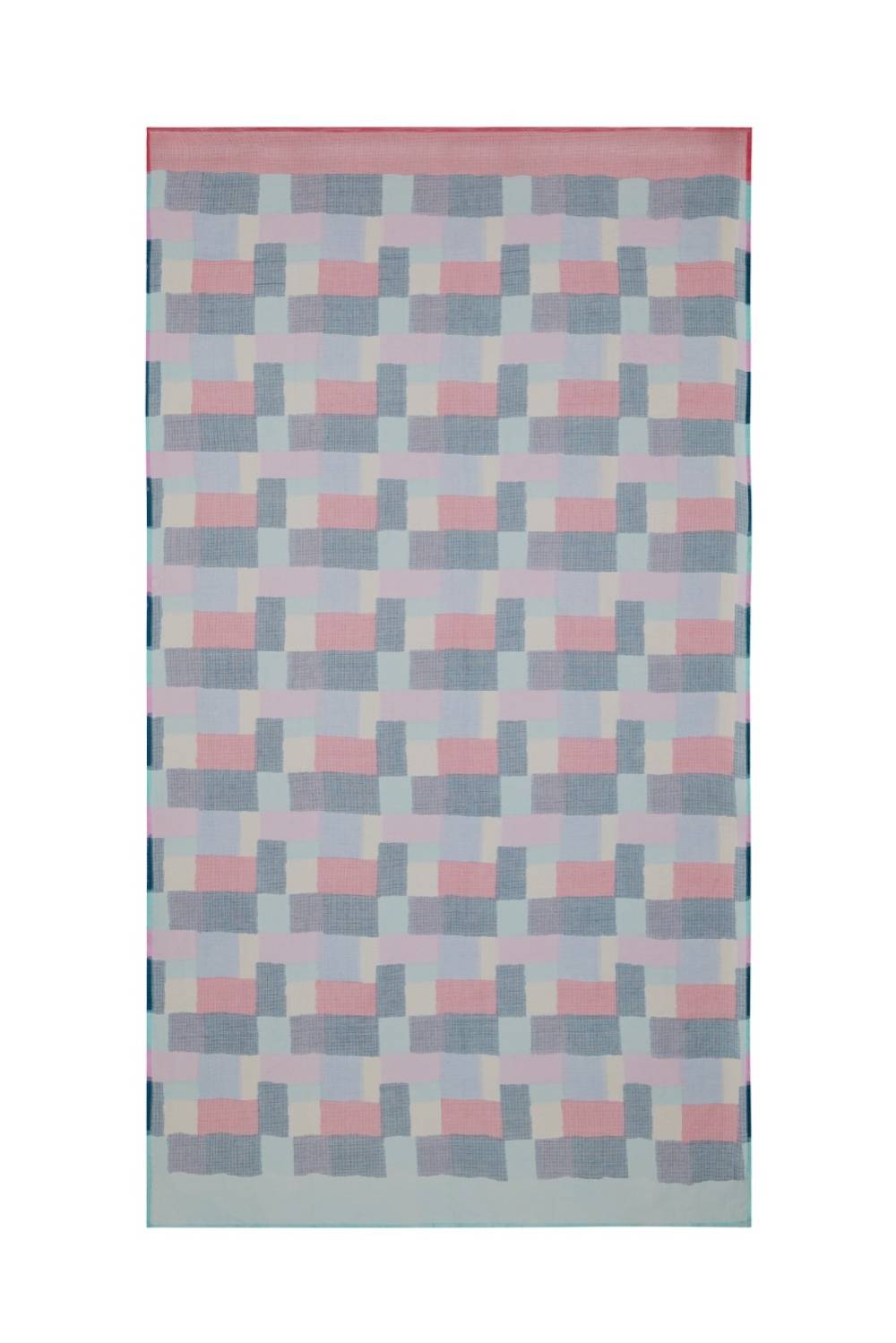 Lisa Corti scialle kotadoria 100x200cm geesband peacock Consegna Veloce