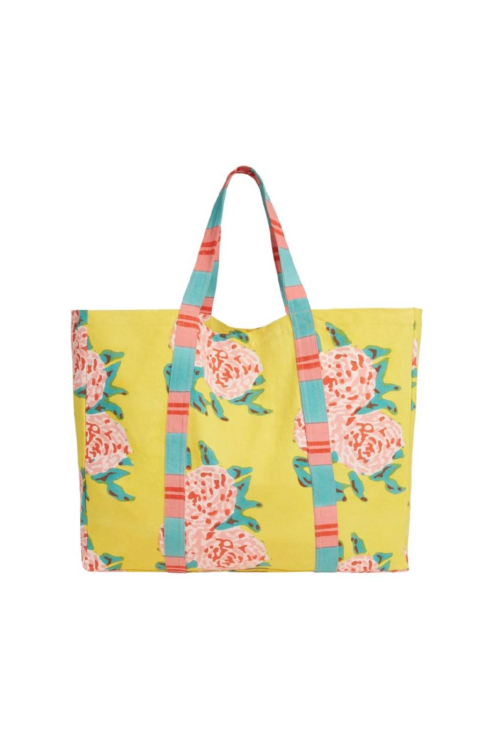 Lisa Corti borsa shopping leopard flower yellow Novità