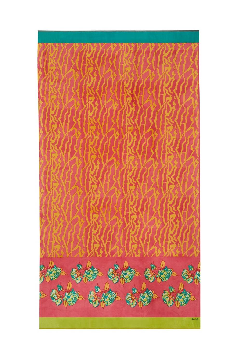 Lisa Corti scialle seta 100x200cm butterfly wing geranium Online