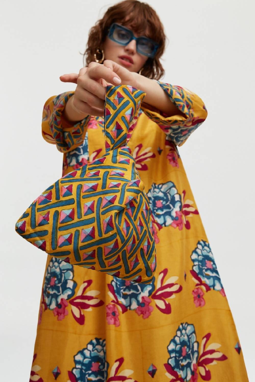 Lisa Corti borsa knot reversibile ramye gold Saldi
