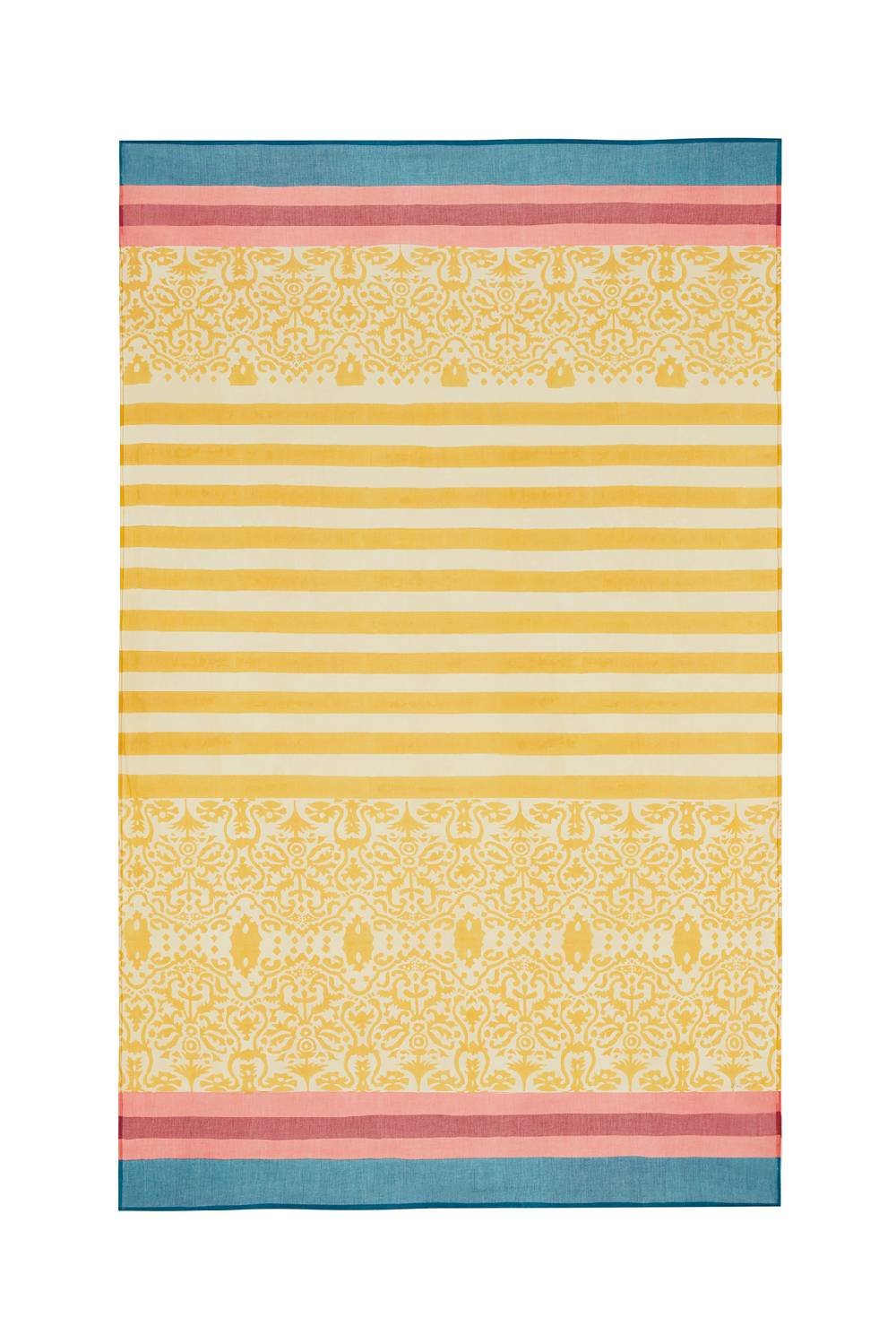 Lisa Corti pareo damask design gold Vendita Calda
