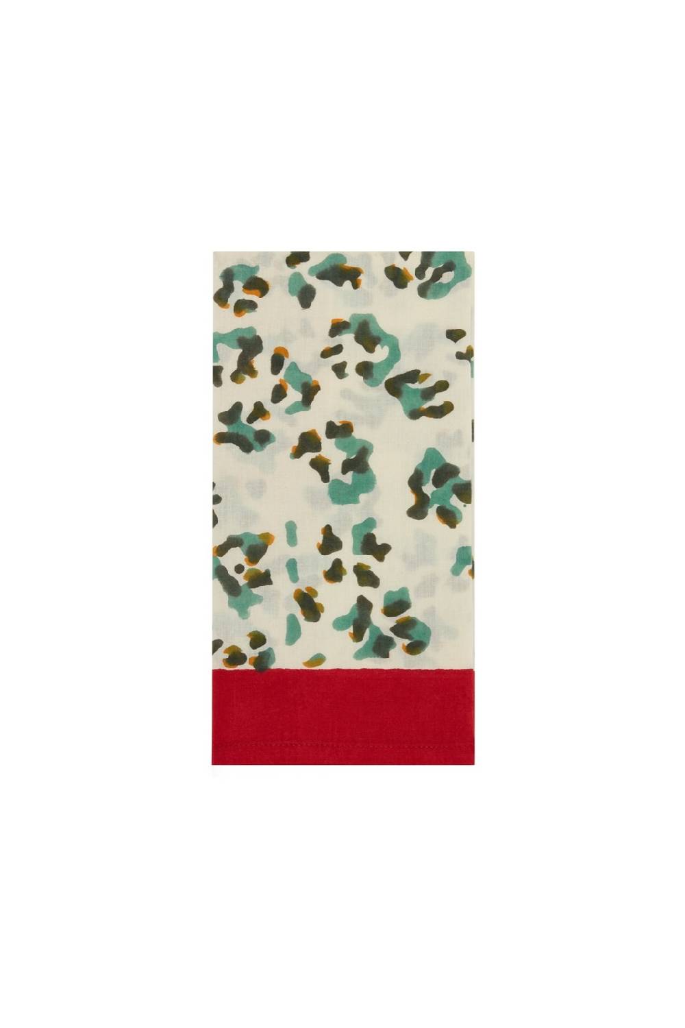 Lisa Corti tovagliolo cotone leopard touch sky Prezzo di fabbrica