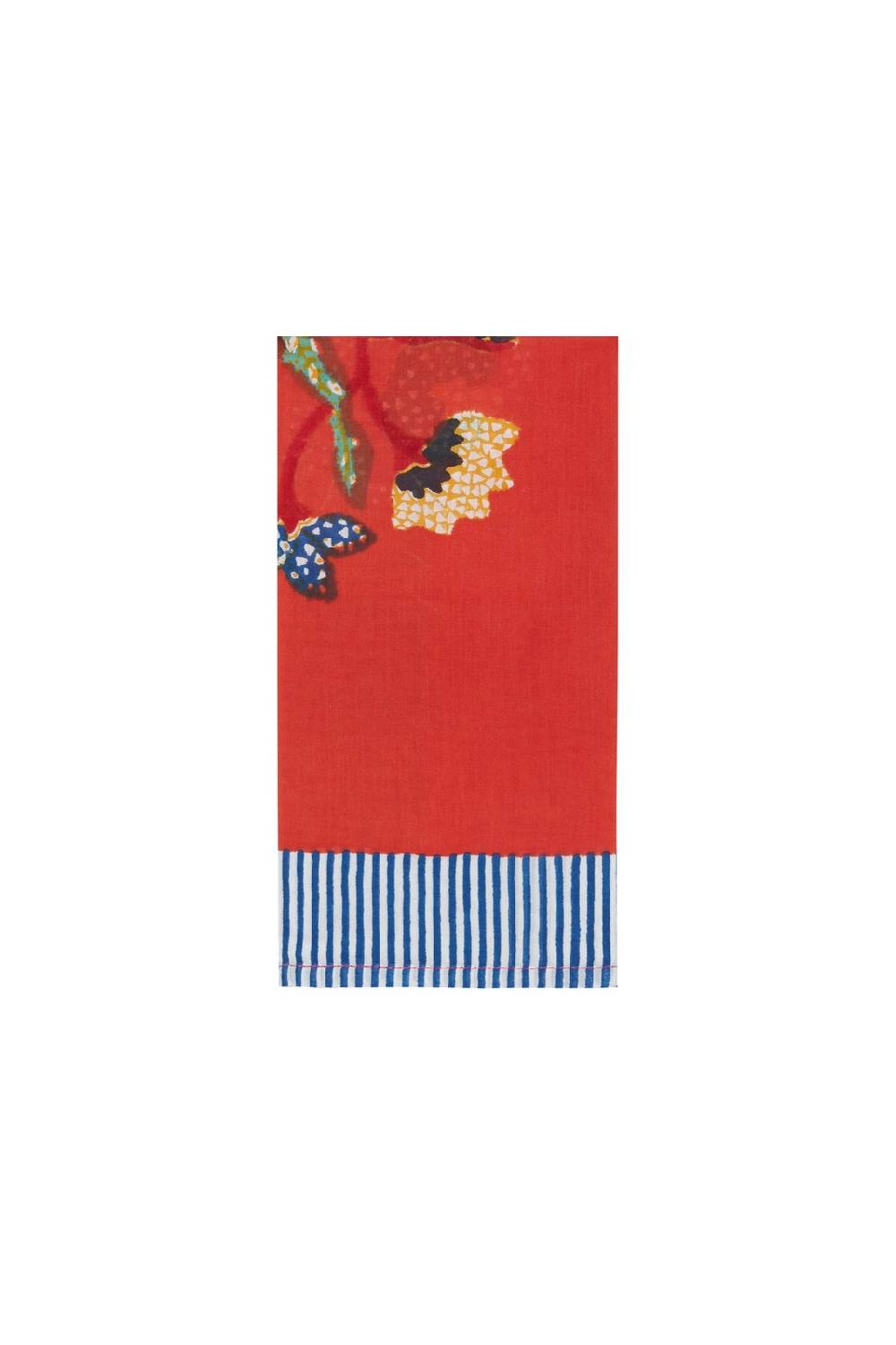 Lisa Corti tovagliolo cotone 50x50cm indonesian red Spedizione Gratuita