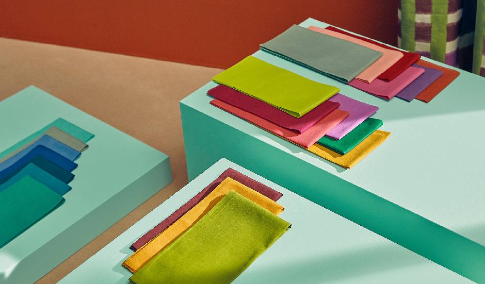 Lisa Corti tovagliolo organza jade Saldi