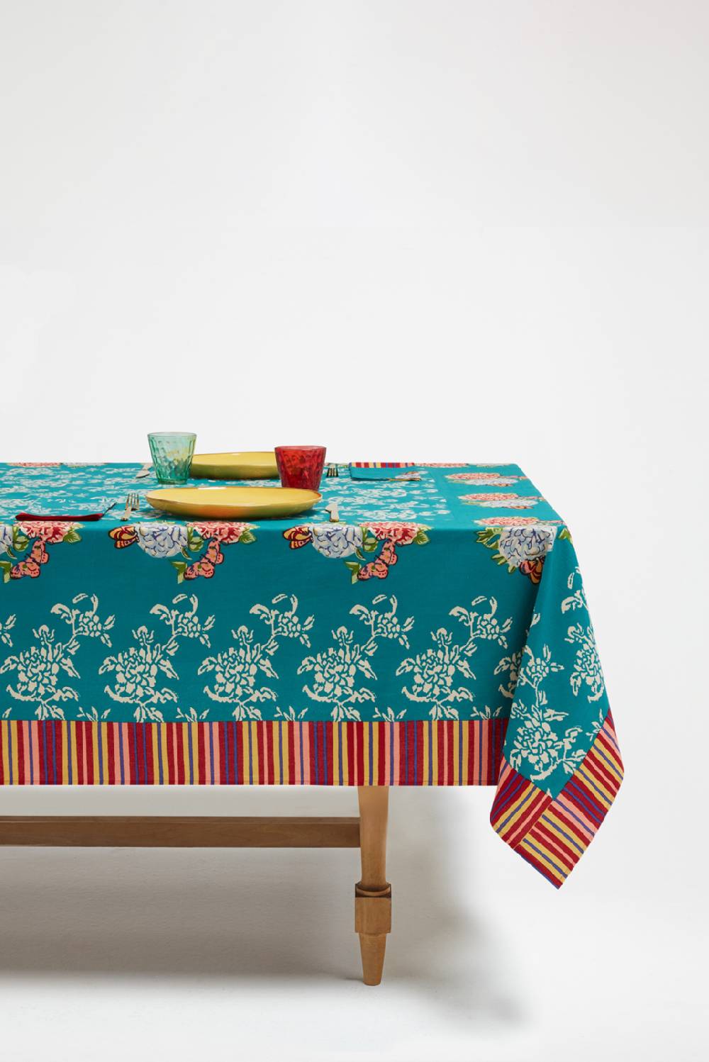 Lisa Corti telo cotone 140x240cm kandem queen green I Più Venduti