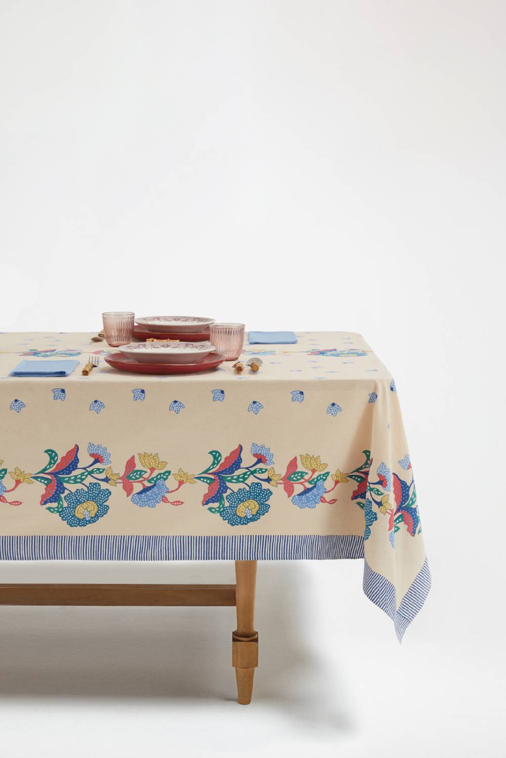 Lisa Corti telo cotone 140x240cm cutter brooks x lisa corti indonesian natural cold Vendite Flash