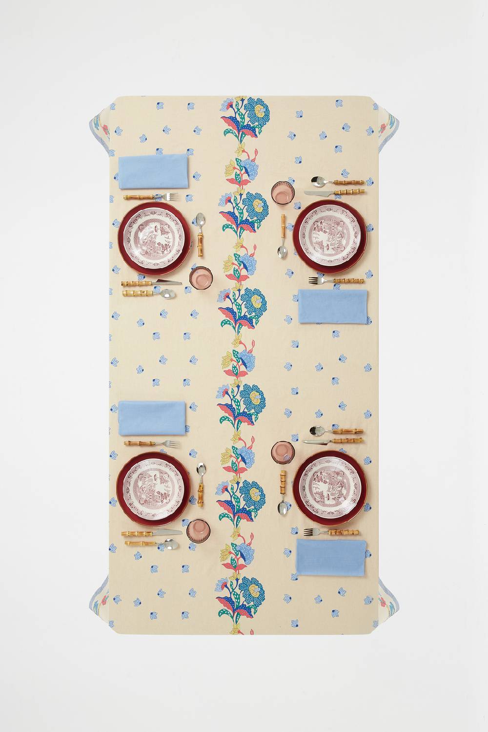 Lisa Corti telo cotone 140x240cm cutter brooks x lisa corti indonesian natural cold Vendite Flash