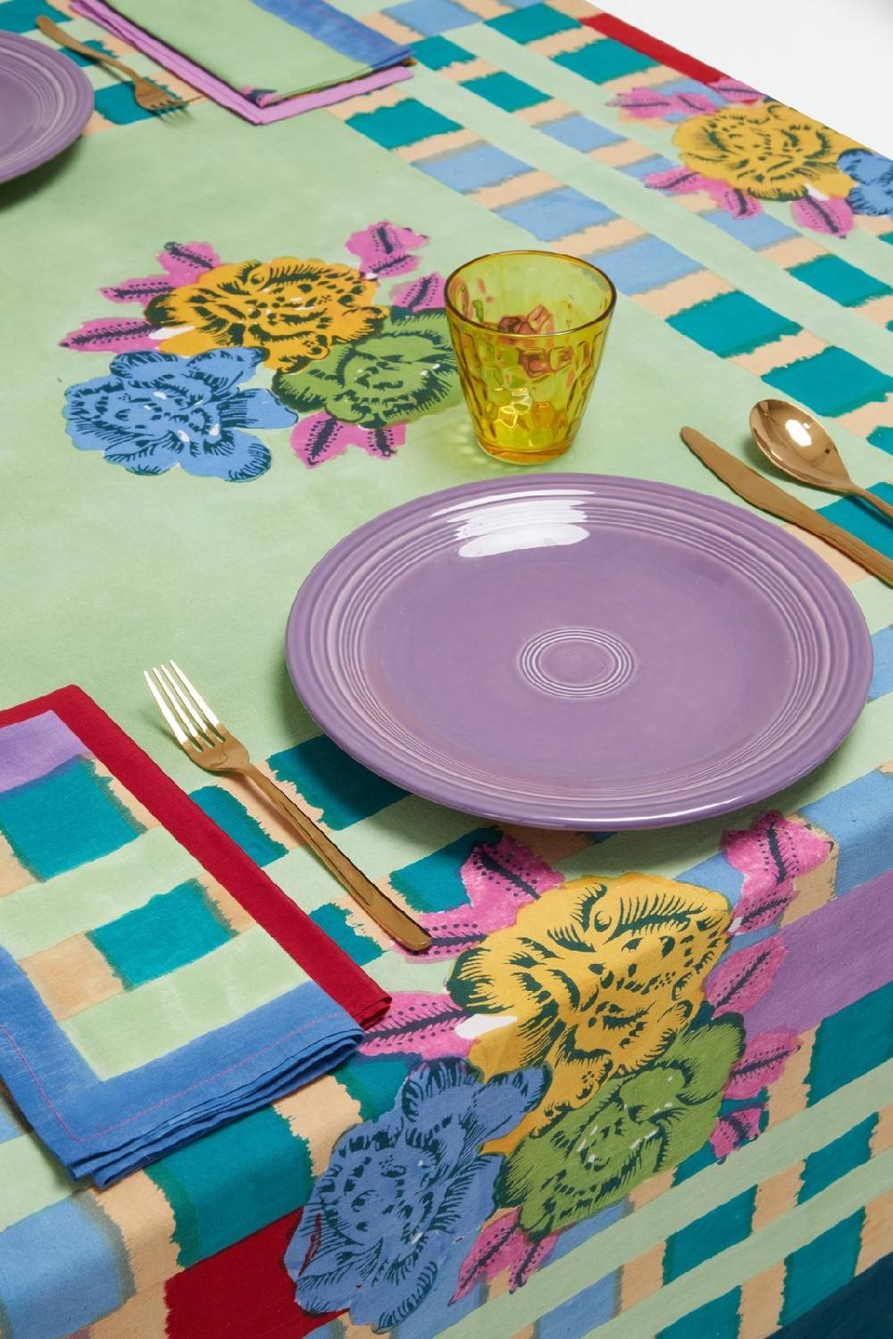 Lisa Corti telo cotone 140x240cm ankara aqua Nuovo