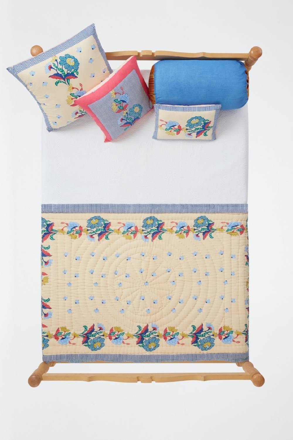 Lisa Corti trapunta reversibile 110x180cm cutter brooks x lisa corti indonesian natural cold Qualità