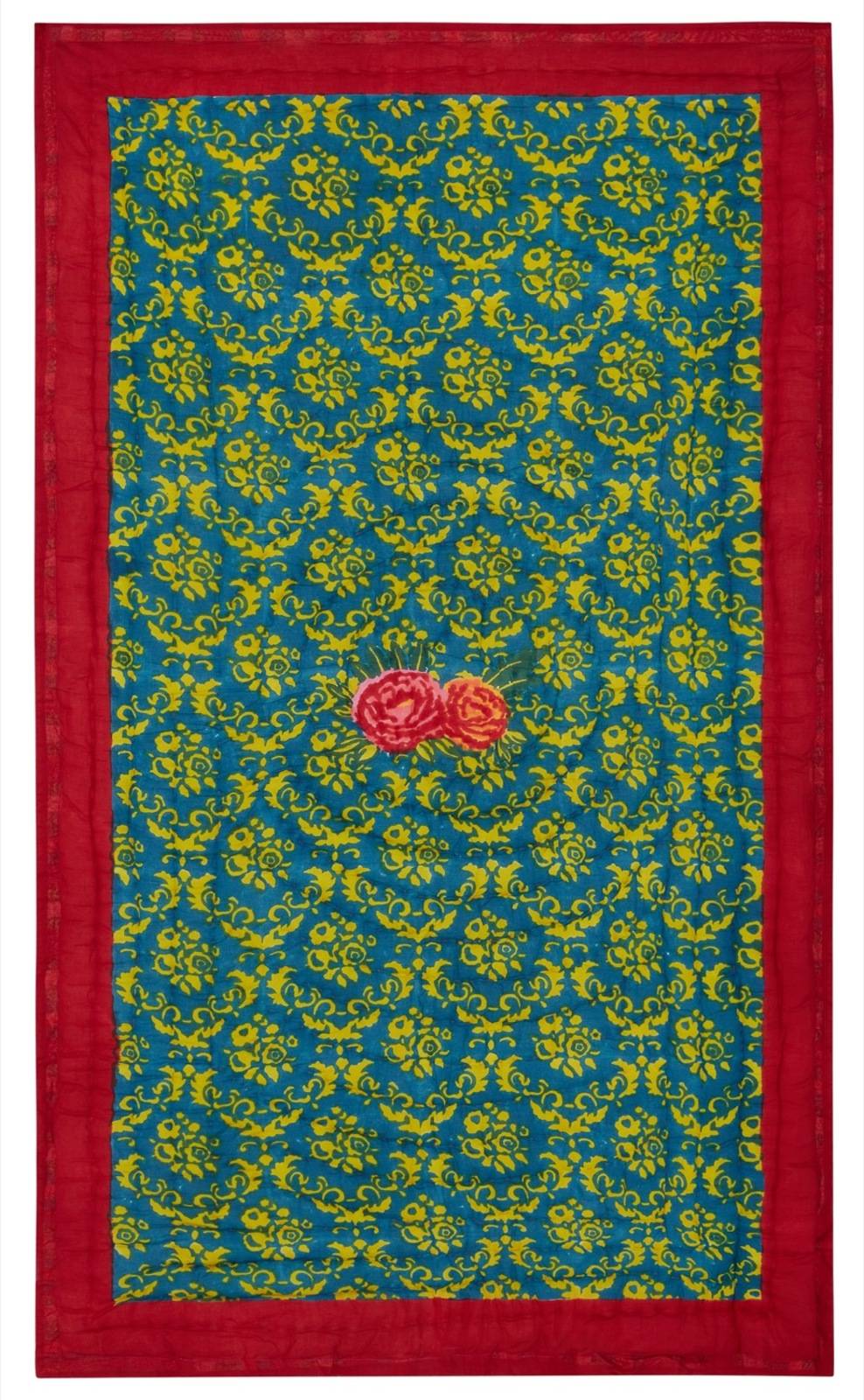 Lisa Corti trapunta reversibile 110x180cm love red Pezzi Unici