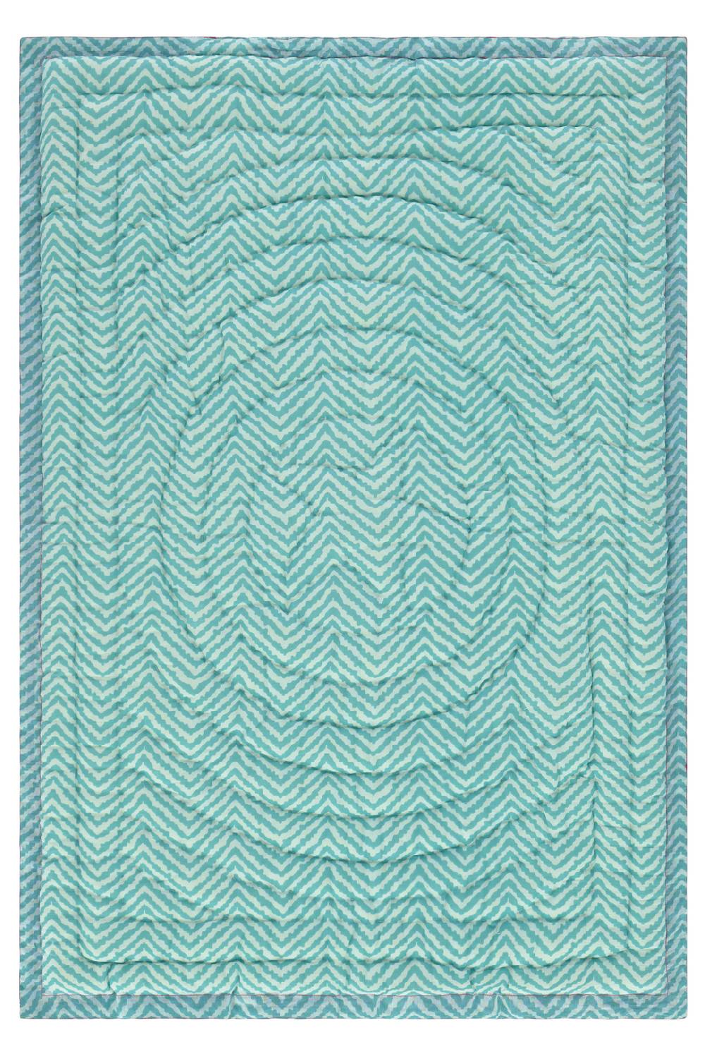 Lisa Corti trapunta reversibile 70x110cm oleander lilac peach Presa