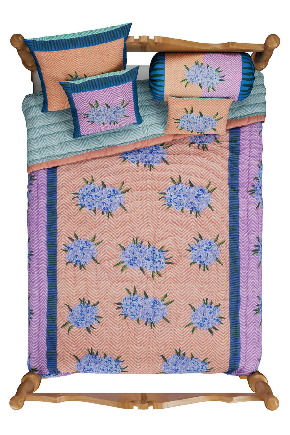 Lisa Corti cuscino cotone 30x40cm oleander peach Online