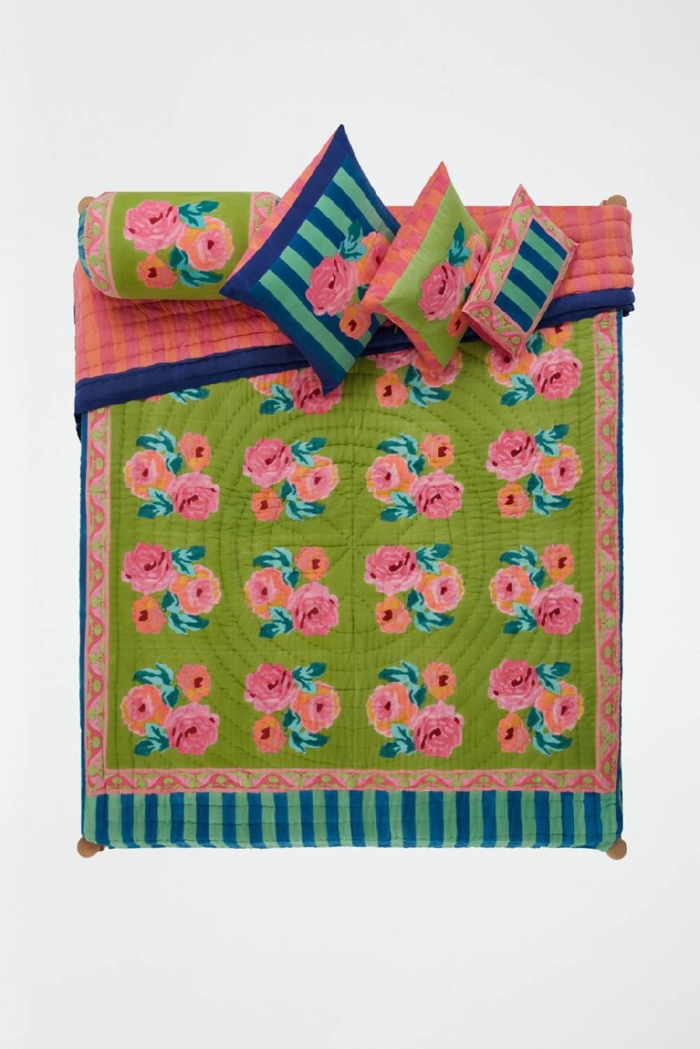 Lisa Corti cuscino cotone 30x40cm nizam acid green Offerte