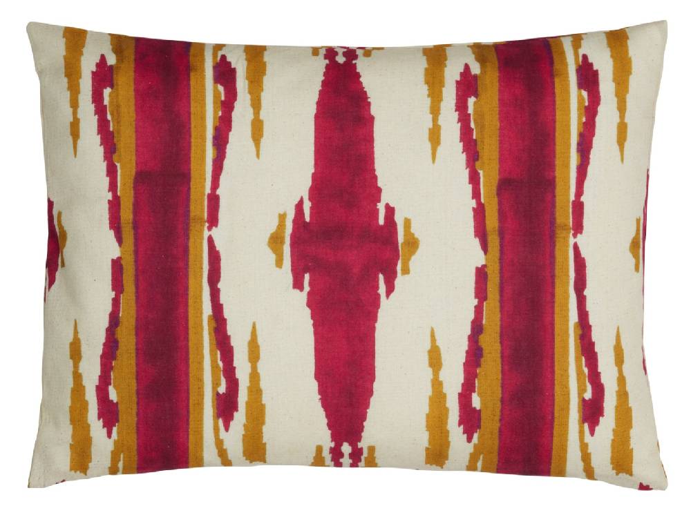 Lisa Corti cuscino cotone 30x40cm flame aubergine gold Vendita Calda