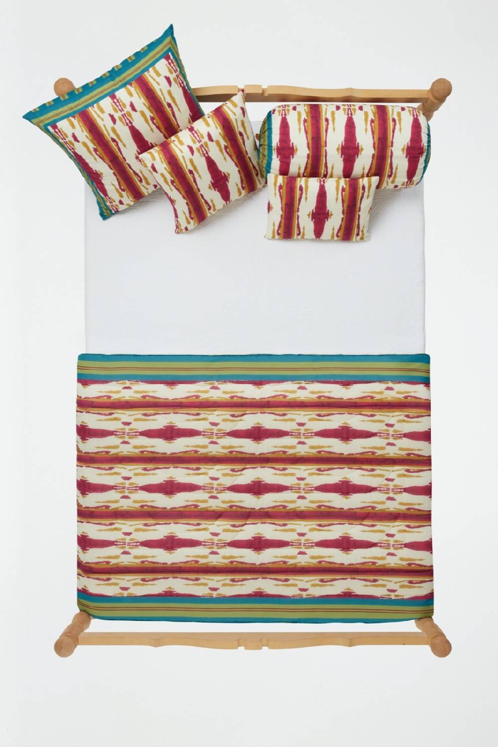 Lisa Corti cuscino cotone 30x40cm flame aubergine gold Vendita Calda