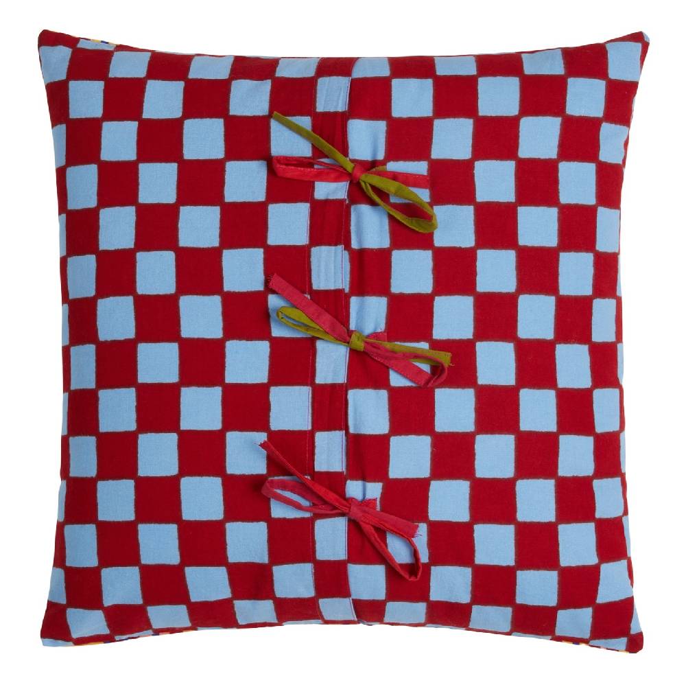 Lisa Corti federa cotone 45x45cm kandem queen green Spedizione Gratuita