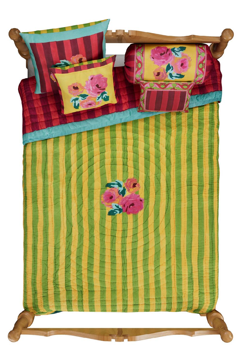 Lisa Corti trapunta reversibile 250x270cm nizam sulphur Shopping Online