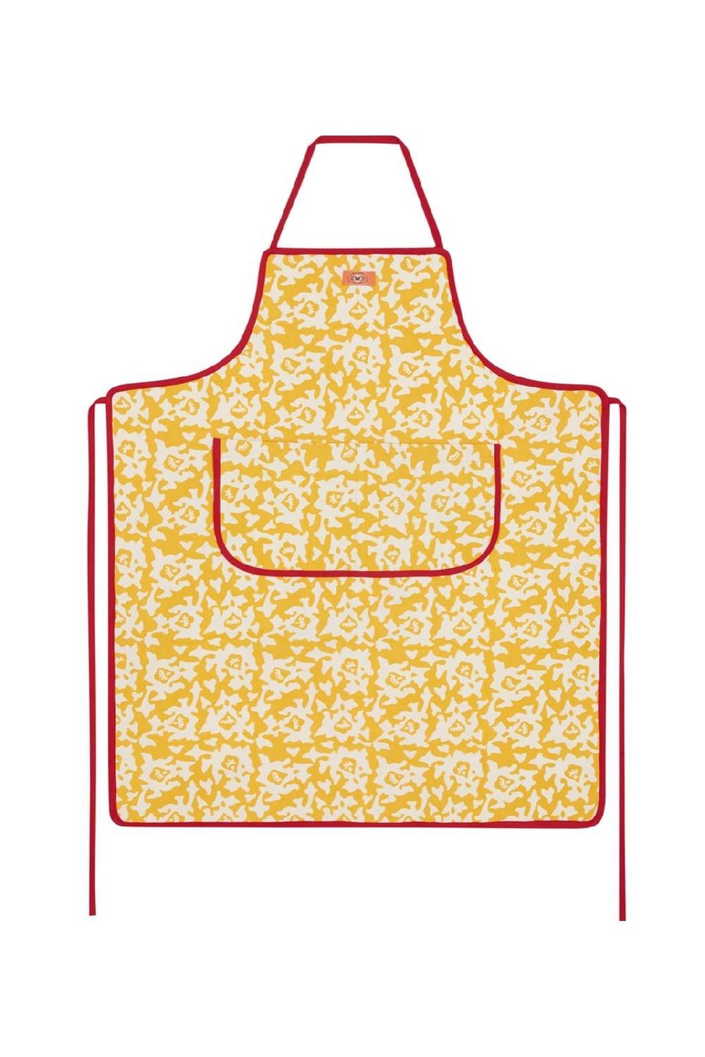 Lisa Corti grembiule da cucina arabesque design gold natural Nuova