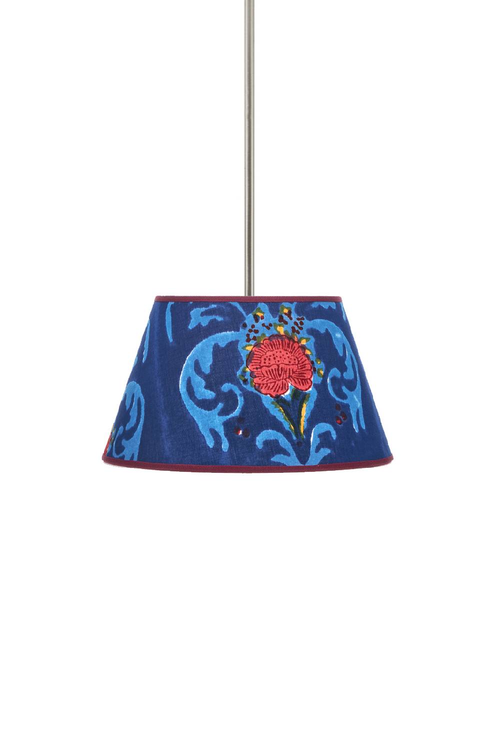 Lisa Corti paralume diam 25 brocade royal blue 2025