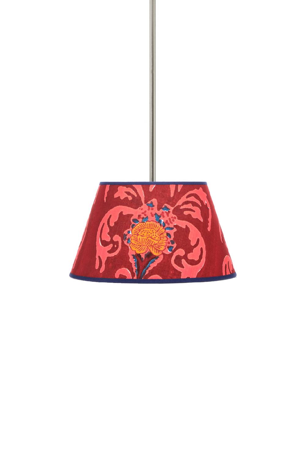 Lisa Corti paralume diam 25 brocade red In Linea