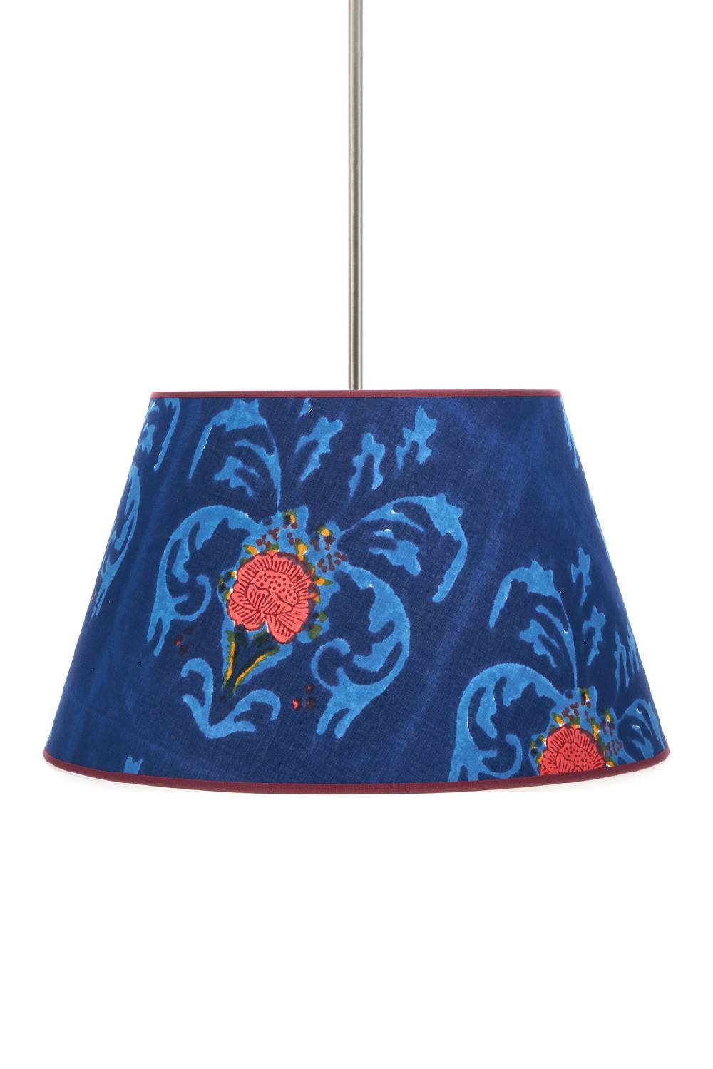 Lisa Corti paralume diam 40 brocade royal blue Novità
