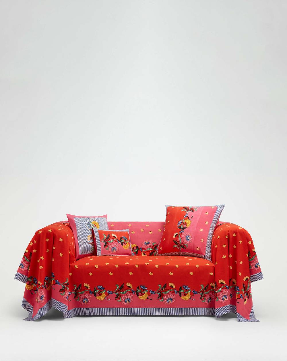 Lisa Corti telo cotone 250x270cm indonesian red rose Promozione Limitata