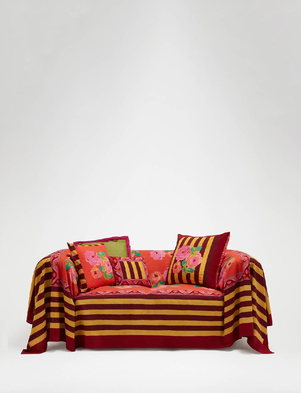 Lisa Corti telo cotone 250x270cm nizam red Economico