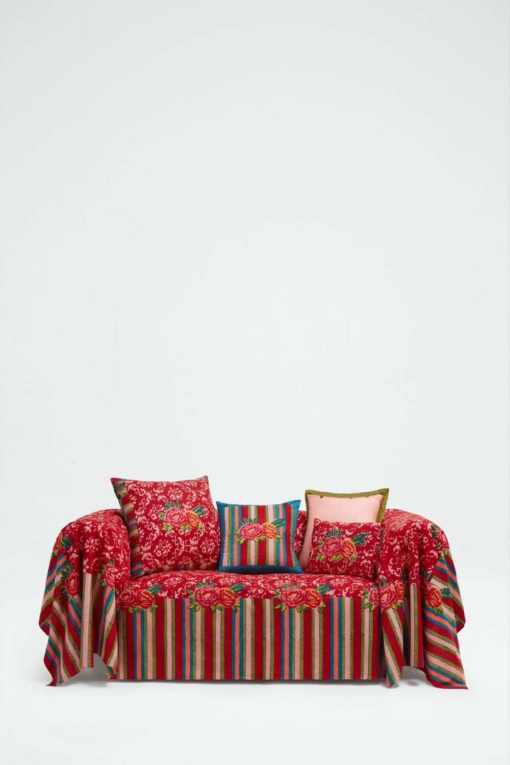 Lisa Corti telo cotone 250x270cm love red Hotsell