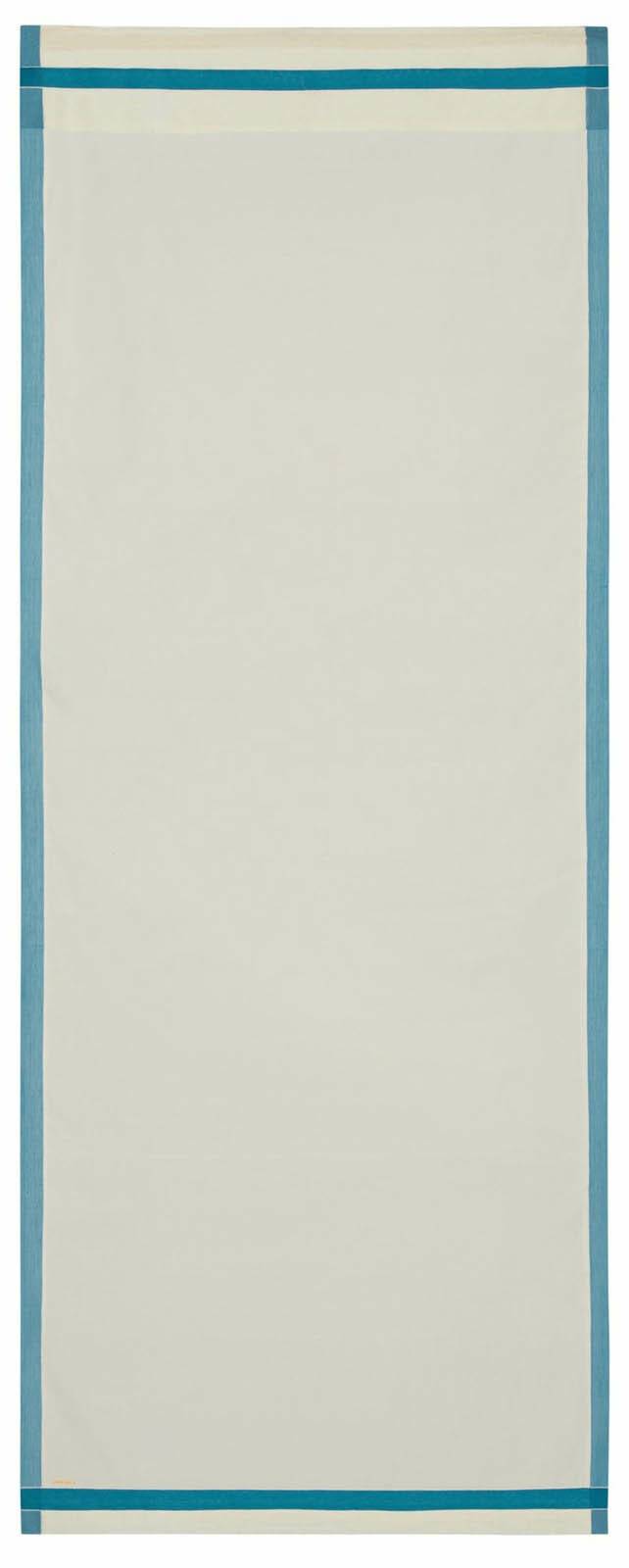 Lisa Corti tenda cotone 120x330cm bordo peacock Spedizione Gratuita
