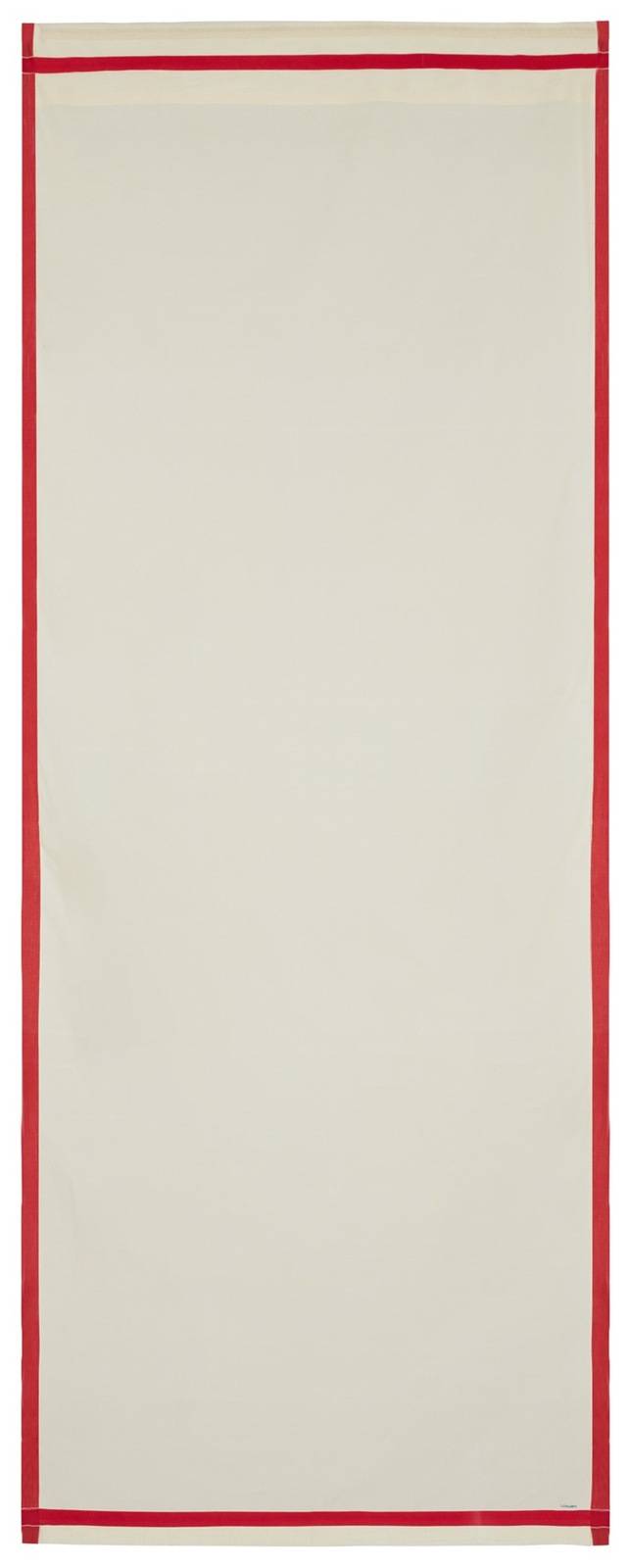 Lisa Corti tenda cotone 120x330cm bordo red Fino Al -60%