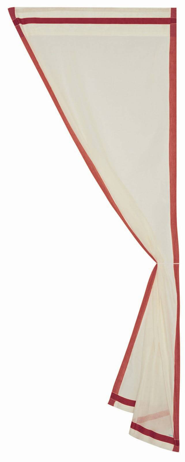 Lisa Corti tenda cotone 100x250cm bordo maroon