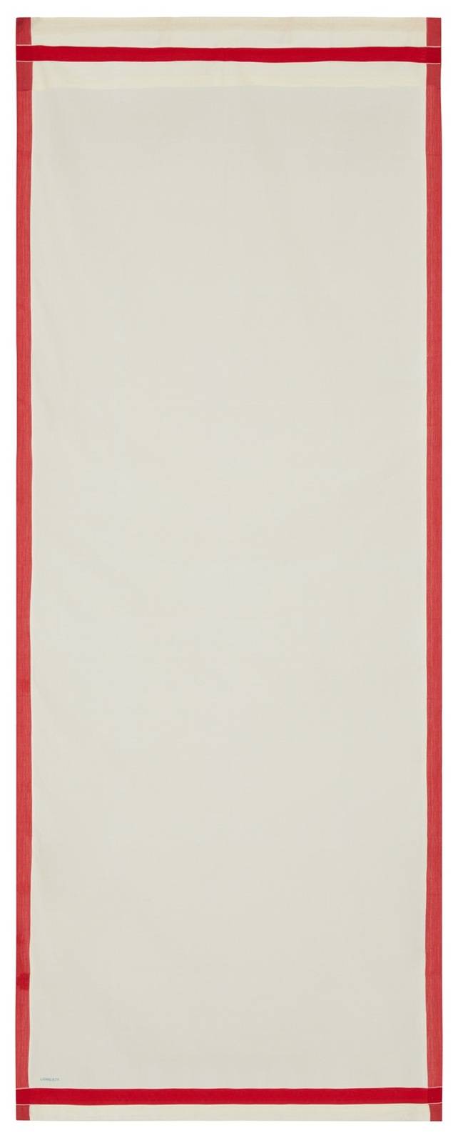 Lisa Corti tenda cotone 100x250cm bordo red Sostegno trimestrale