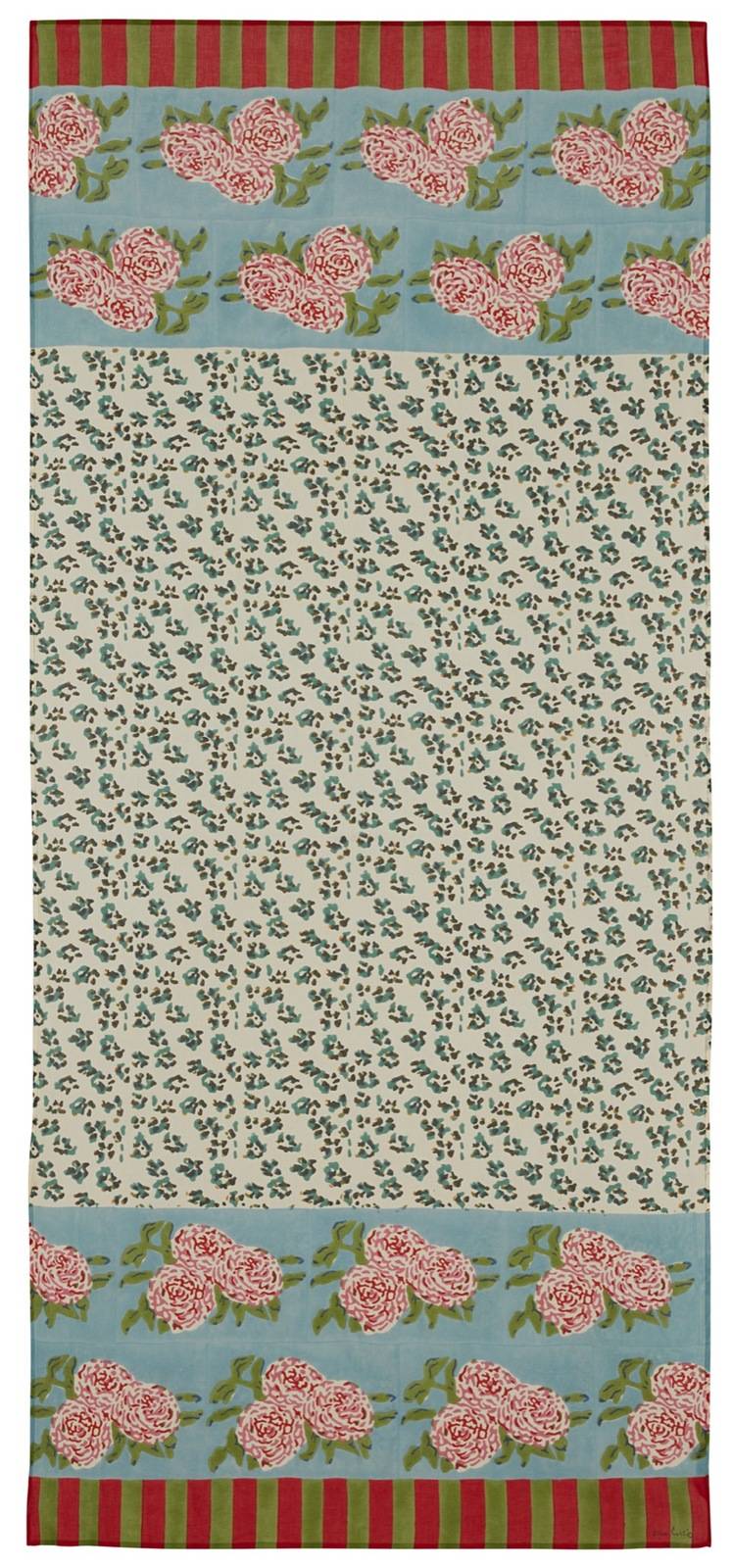 Lisa Corti tenda mussola di cotone 110x240cm leopard stripes sky Offerta